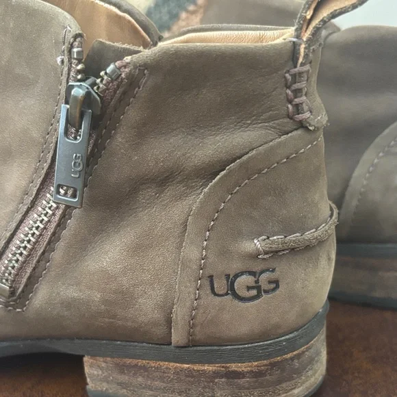 UGG Women's tan Aureo ll ankle Boots - Picture 2 of 8